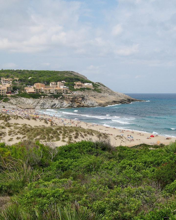 Costa de Cala Mesquida, en Mallorca, vista desde las dunas
