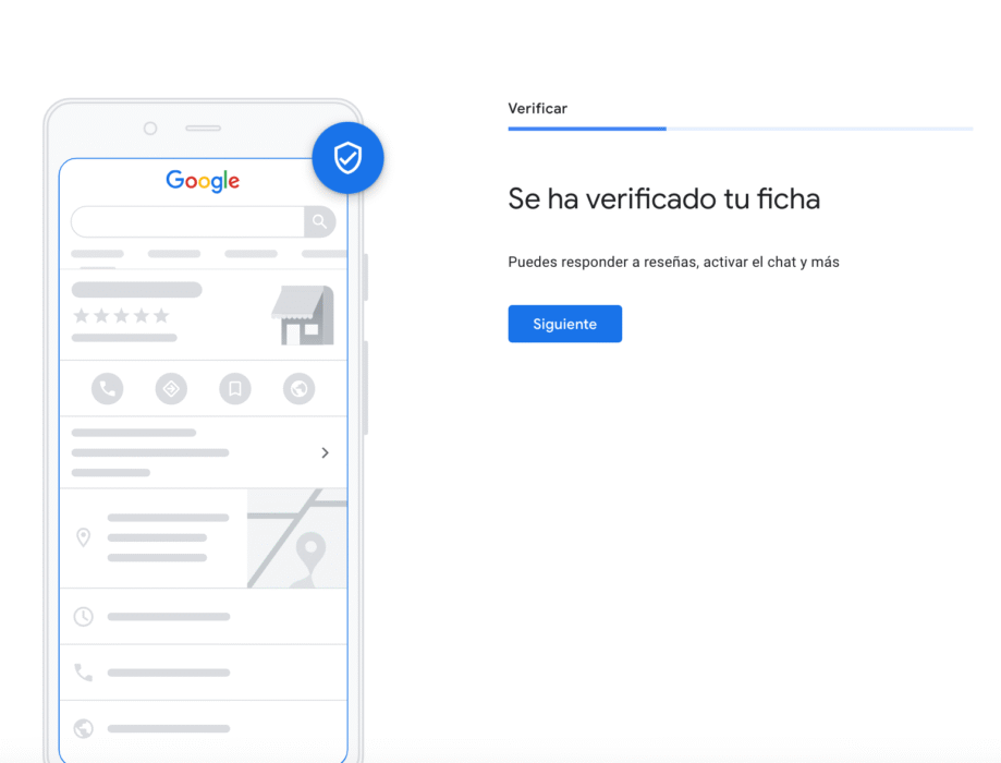 Verificación de la ficha de GBP